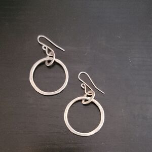 Elegant Silver Hoop Earrings